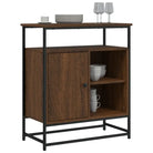 Klassiek dressoir van bewerkt hout met stevig blad en verstelbare poten - Dressoirs & buffetkasten
