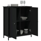 Klassiek dressoir van bewerkt hout met stevig blad en verstelbare poten - Dressoirs & buffetkasten