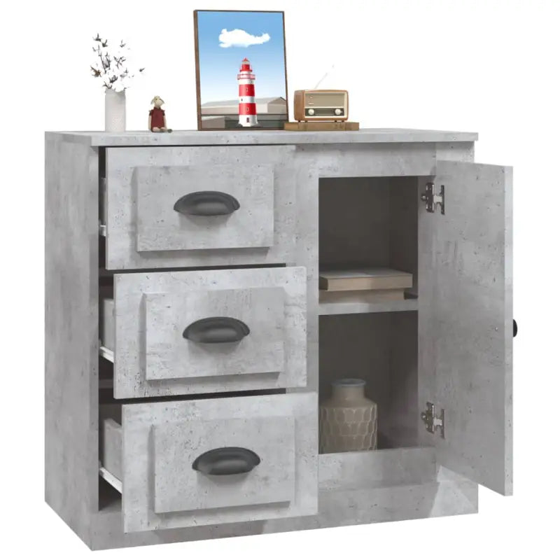 Klassiek dressoir van bewerkt hout met tijdloze uitstraling - Dressoirs & buffetkasten