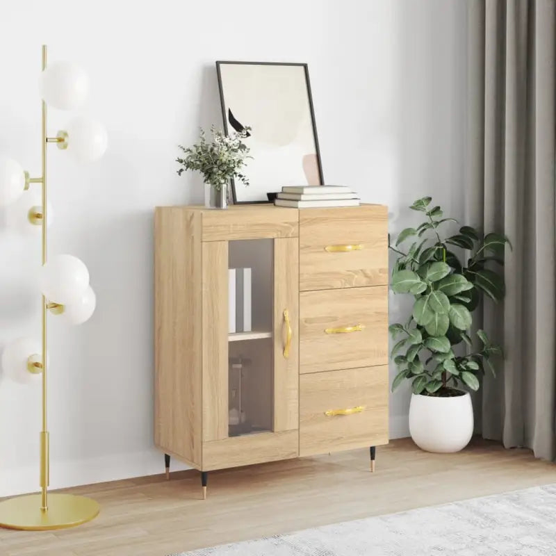 Klassiek dressoir van bewerkt hout met tijdloze uitstraling - Dressoirs & buffetkasten