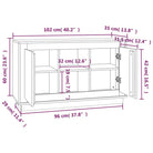 Klassiek dressoir van bewerkt hout met tijdloze uitstraling - Dressoirs & buffetkasten