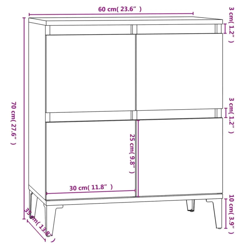 Klassiek dressoir van bewerkt hout met tijdloze uitstraling - Dressoirs & buffetkasten