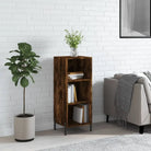 Klassiek dressoir van bewerkt hout met tijdloze uitstraling - Gerookt eiken / 1 - Dressoirs & buffetkasten