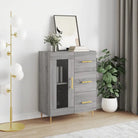 Klassiek Dressoir van Bewerkt Hout met Tijdloze Uitstraling - Grijs sonoma / 1 - Dressoirs & buffetkasten