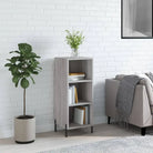 Klassiek dressoir van bewerkt hout met tijdloze uitstraling - Grijs sonoma / 1 - Dressoirs & buffetkasten