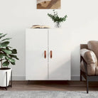 Klassiek dressoir van bewerkt hout met tijdloze uitstraling - Hoogglans wit / 1 - Dressoirs & buffetkasten