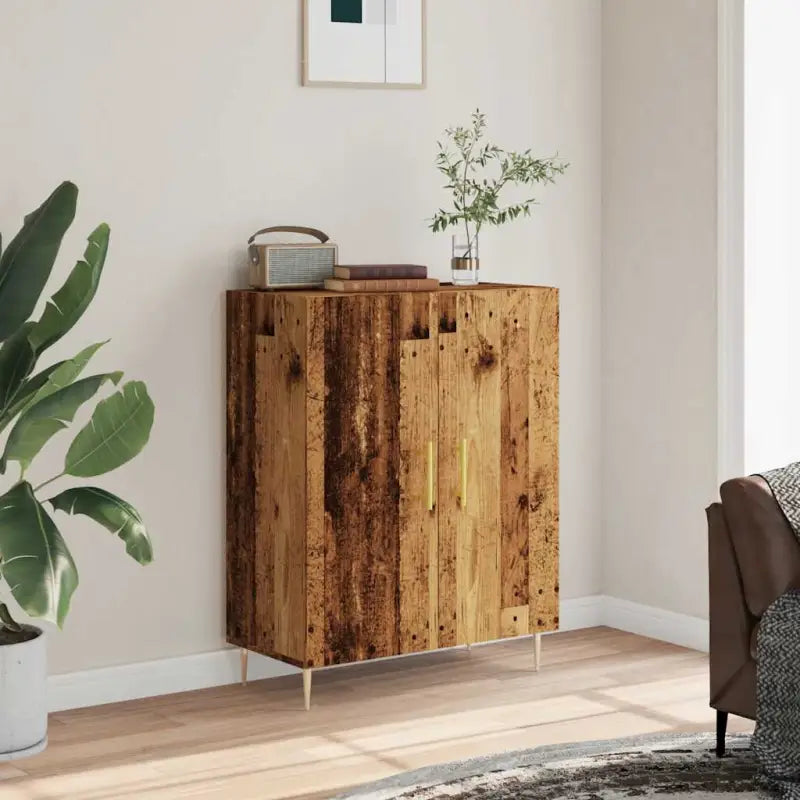 Klassiek dressoir van bewerkt hout met tijdloze uitstraling - Oud hout / 1 - Dressoirs & buffetkasten