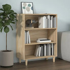 Klassiek dressoir van bewerkt hout met tijdloze uitstraling - Sonoma eiken / 1 - Dressoirs & buffetkasten