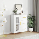 Klassiek Dressoir van Bewerkt Hout met Tijdloze Uitstraling - Wit / 1 - Dressoirs & buffetkasten