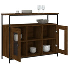 Klassiek dressoir van bewerkt hout met verstelbare poten - Dressoirs & buffetkasten