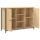 Klassiek dressoir van bewerkt hout met verstelbare poten - Dressoirs & buffetkasten
