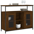 Klassiek dressoir van bewerkt hout met verstelbare poten - Dressoirs & buffetkasten