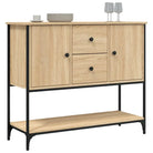 Klassiek dressoir van bewerkt hout met verstelbare poten - Dressoirs & buffetkasten
