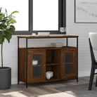Klassiek dressoir van bewerkt hout met verstelbare poten - Dressoirs & buffetkasten