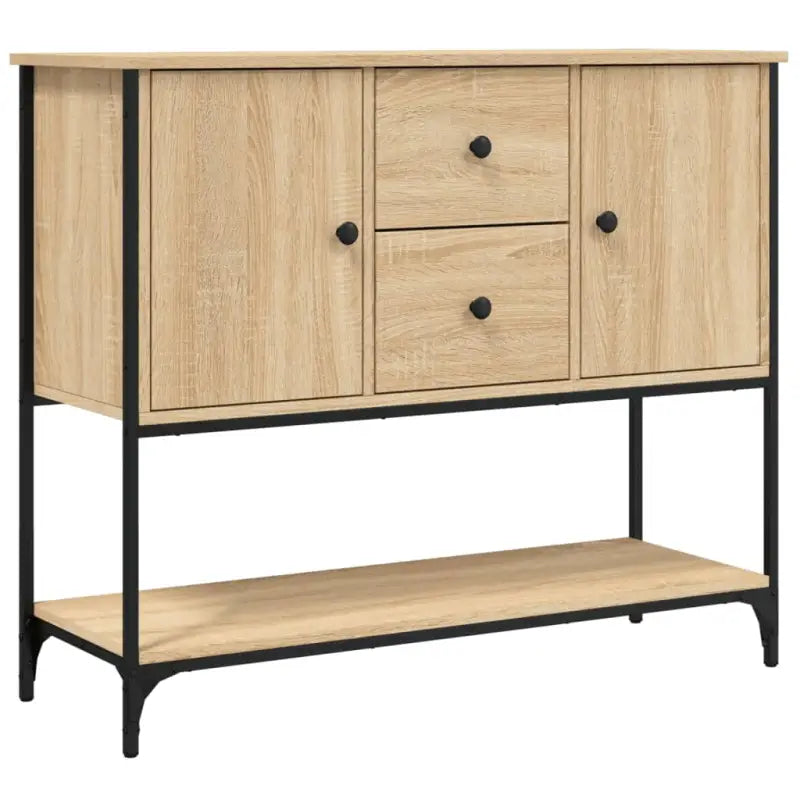 Klassiek dressoir van bewerkt hout met verstelbare poten - Dressoirs & buffetkasten