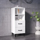 Klassiek dressoir van bewerkt hout voor een elegante en praktische woonkamer - Hoogglans wit / 1 - Dressoirs &