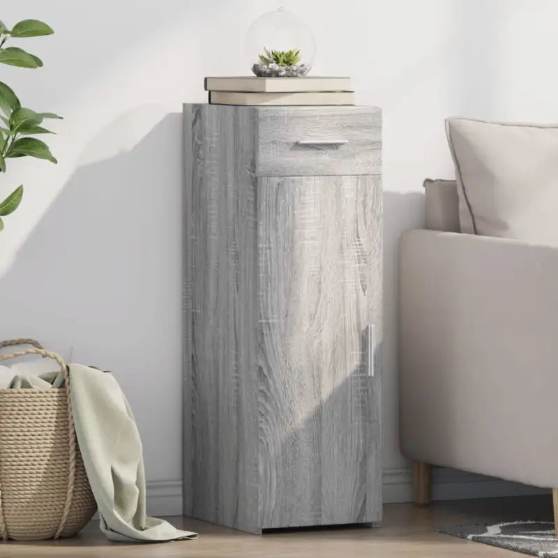 Klassiek dressoir van bewerkt hout voor een stijlvolle inrichting - Grijs sonoma / 1 - Dressoirs & buffetkasten