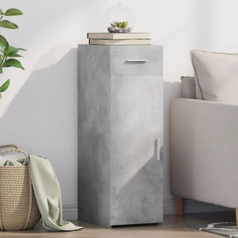 Klassiek dressoir van bewerkt hout voor een stijlvolle inrichting - Betongrijs / 1 - Dressoirs & buffetkasten