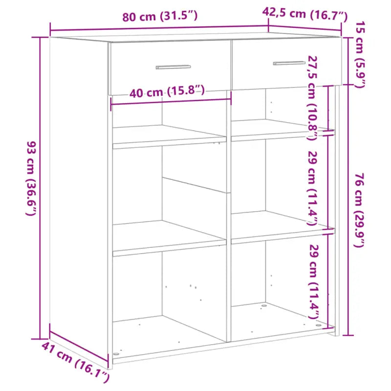 Klassiek dressoir van bewerkt hout voor een stijlvolle inrichting - Dressoirs & buffetkasten