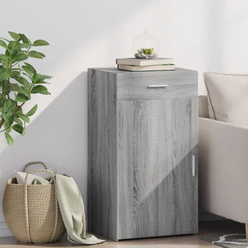 Klassiek dressoir van bewerkt hout voor een stijlvolle inrichting - Grijs sonoma / 1 - Dressoirs & buffetkasten