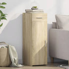 Klassiek dressoir van bewerkt hout voor een stijlvolle inrichting - Sonoma eiken / 1 - Dressoirs & buffetkasten