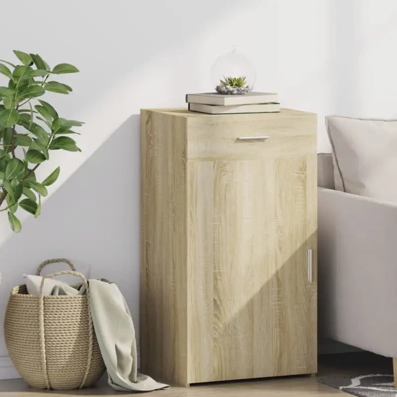 Klassiek dressoir van bewerkt hout voor een stijlvolle inrichting - Sonoma eiken / 1 - Dressoirs & buffetkasten