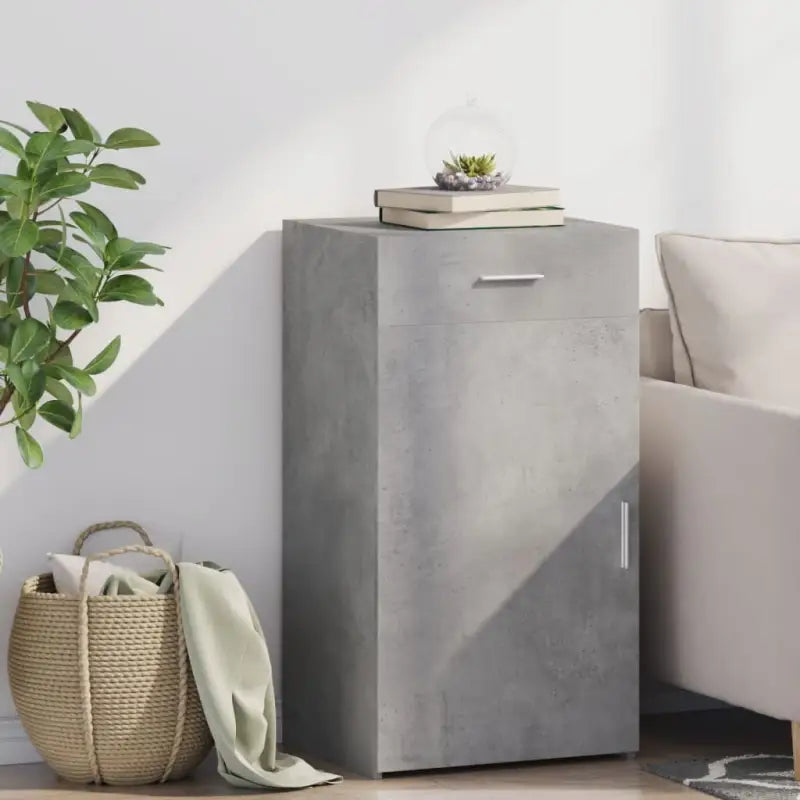 Klassiek dressoir van bewerkt hout voor een stijlvolle inrichting - Betongrijs / 1 - Dressoirs & buffetkasten