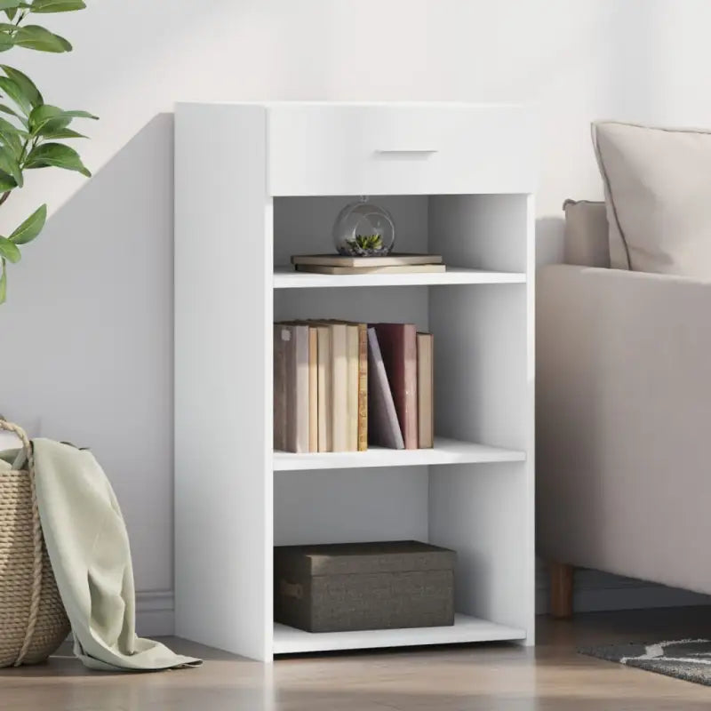 Klassiek dressoir van bewerkt hout voor een stijlvolle inrichting - Wit / 1 - Dressoirs & buffetkasten