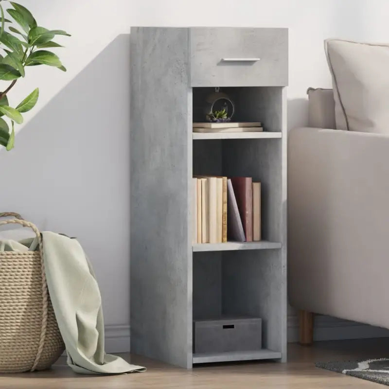 Klassiek dressoir van bewerkt hout voor een stoere uitstraling - Betongrijs / 1 - Dressoirs & buffetkasten
