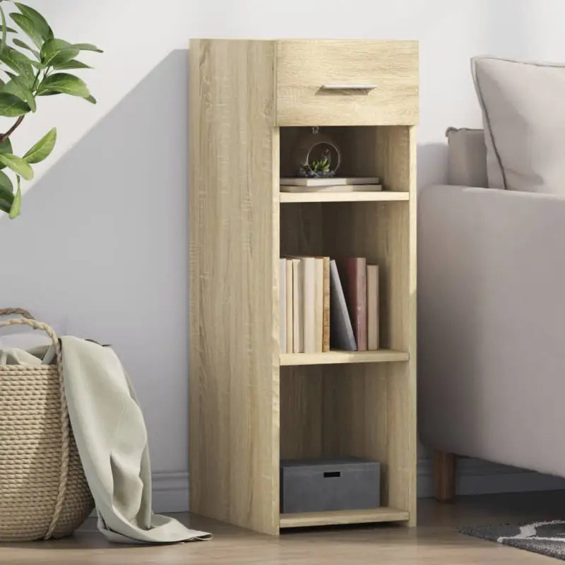 Klassiek dressoir van bewerkt hout voor een stoere uitstraling - Sonoma eiken / 1 - Dressoirs & buffetkasten