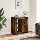 Klassiek dressoir van bewerkt hout voor huisdecoratie en praktische opberging - Gerookt eiken / 1 - Dressoirs &