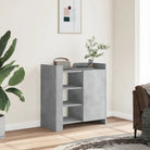 Klassiek dressoir van bewerkt hout voor huisdecoratie en praktische opberging - Betongrijs / 1 - Dressoirs &