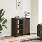 Klassiek dressoir van bewerkt hout voor huisdecoratie en praktische opberging - bruin eikenkleur / 1 - Dressoirs &