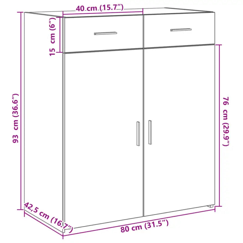 Klassiek dressoir van bewerkt hout voor praktische opbergruimte - Dressoirs & buffetkasten
