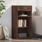Klassiek dressoir van bewerkt hout voor stijl en duurzaamheid - bruin eikenkleur / 1 - Dressoirs & buffetkasten