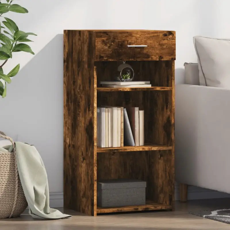 Klassiek dressoir van bewerkt hout voor stijl en duurzaamheid - Gerookt eiken / 1 - Dressoirs & buffetkasten