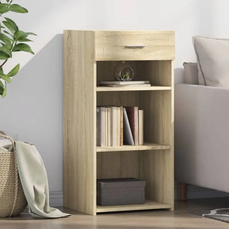 Klassiek dressoir van bewerkt hout voor stijl en duurzaamheid - Sonoma eiken / 1 - Dressoirs & buffetkasten