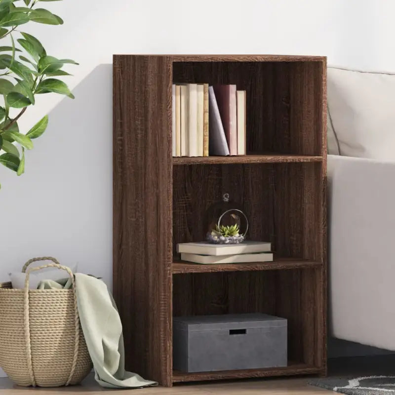 Klassiek dressoir van bewerkt hout voor thuis Page - bruin eikenkleur / 1 - Dressoirs & buffetkasten
