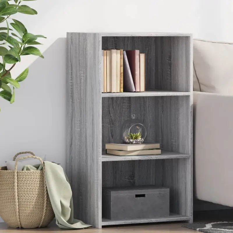 Klassiek dressoir van bewerkt hout voor thuis Page - Grijs sonoma / 1 - Dressoirs & buffetkasten