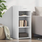 Klassiek dressoir van bewerkt hout voor woningdecoratie en praktische opberging - Wit / 1 - Dressoirs & buffetkasten