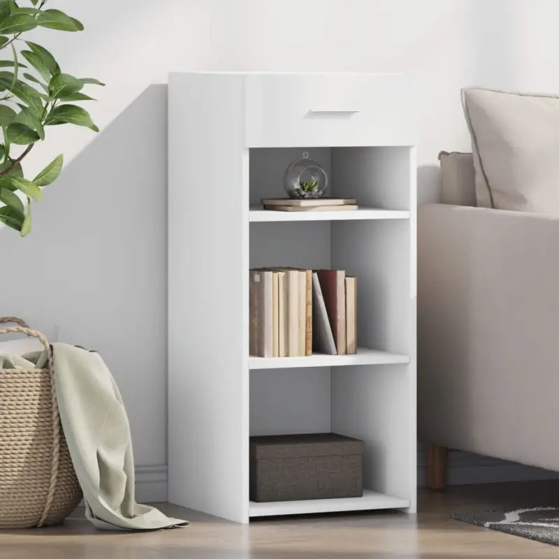 Klassiek dressoir van bewerkt hout voor woningdecoratie en praktische opberging - Wit / 1 - Dressoirs & buffetkasten