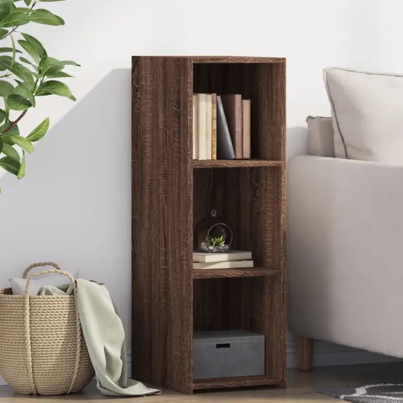 Klassiek Dressoir van Bewerkte Hout voor Thuisgebruik - bruin eikenkleur / 1 - Dressoirs & buffetkasten