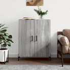 Klassiek Dressoir van Bewerkte Hout voor Tijdloze Interieurs - Grijs sonoma / 1 - Dressoirs & buffetkasten