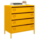 Klassiek dressoir van koudgewalst staal voor huis en kantoor - Geel / 1 - Dressoirs & buffetkasten