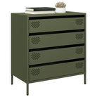 Klassiek dressoir van koudgewalst staal voor huis en kantoor - Groen / 1 - Dressoirs & buffetkasten