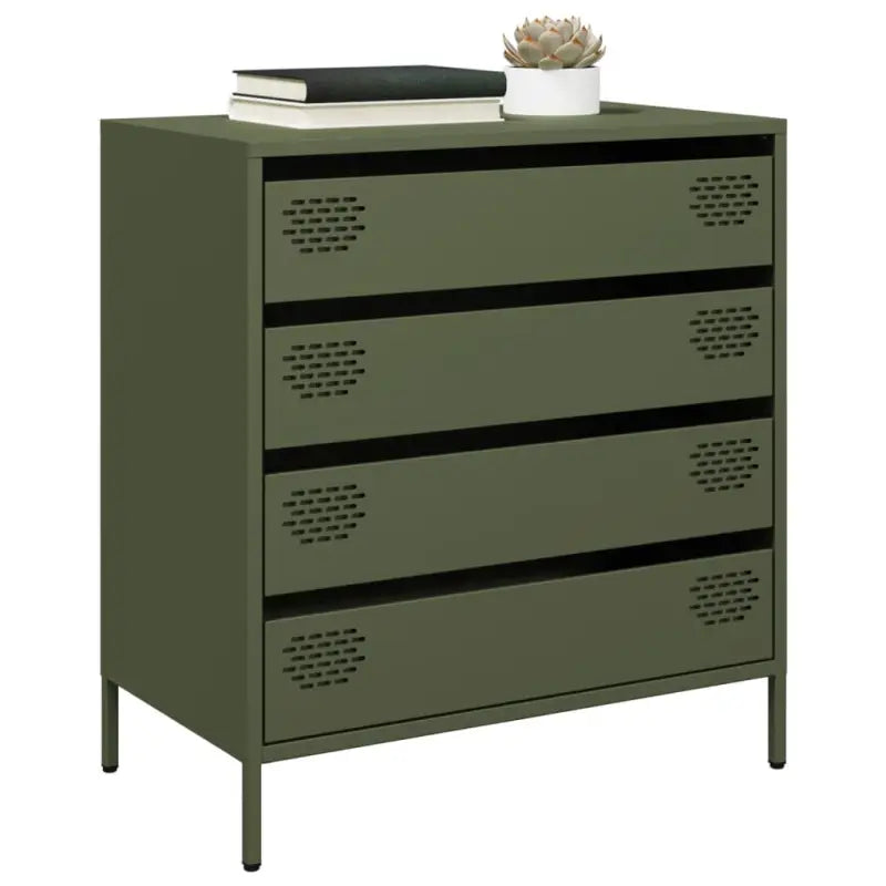 Klassiek dressoir van koudgewalst staal voor huis en kantoor - Groen / 1 - Dressoirs & buffetkasten