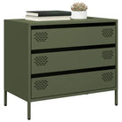 Klassiek dressoir van koudgewalst staal voor huis en kantoor - Groen / 1 - Dressoirs & buffetkasten