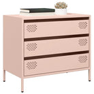Klassiek dressoir van koudgewalst staal voor huis en kantoor - Roze / 1 - Dressoirs & buffetkasten