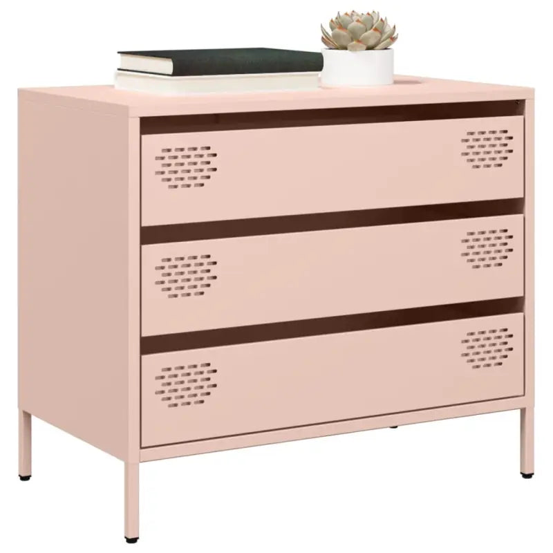 Klassiek dressoir van koudgewalst staal voor huis en kantoor - Roze / 1 - Dressoirs & buffetkasten