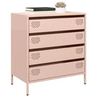 Klassiek dressoir van koudgewalst staal voor huis en kantoor - Roze / 1 - Dressoirs & buffetkasten